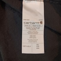 Carhartt TK5714-M Men's Black Cotton Short Sleeve Relaxed Fit T-Shirt Size 2XL image 6