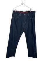 Linea Uomo Men&#39;s Jeans Relaxed Straight Fit Mid-Rise Stretch Waist Sz. 3... - £11.85 GBP