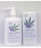 Natural Therapy HEMP &amp; Lavender Body Oil 4 fl. oz. and Body Lotion 16.9 ... - $519.14 MXN