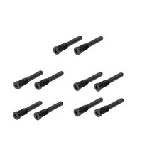 Lot Of 10 Bottom Screws Set Compatible with iPhone X to iPhone 13 Pro Max BLACK - £4.60 GBP