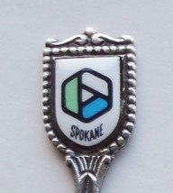 Collector Souvenir Spoon USA Washington Spokane Expo 1974 Porcelain Emblem - £5.47 GBP