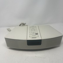 Bose Wave Radio AM/FM Alarm Clock White Model AWR1-1W Tested Works - $61.74