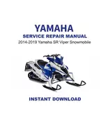 2014-2019 Yamaha SR Viper Snowmobile Service Repair Manual - $12.00