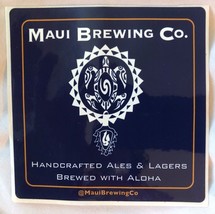 Maui Brewing Company Logo Sticker - Maui Turtle Hawaii Craft Beer Kona A... - £1.56 GBP