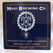 Maui Brewing Company Logo Sticker - Maui Turtle Hawaii Craft Beer Kona A... - £1.59 GBP