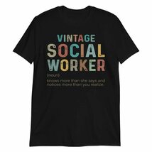 Vintage Social Worker Artwork Unisex t-Shirt, Vintage Social Worker Defi... - $17.08+