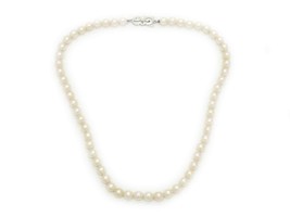 Mikimoto 6-6.5mm Akoya Cultured Pearl Bead Strand Necklace 18k White Gold 16&quot; - £3,978.62 GBP