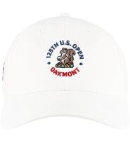 2025 US Open golf Hat Oakmont Performance tech white new / Free Ball Marker - $32.76