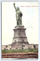 Postcard Statue of Liberty New York City NY Divided Back Posted 1910s - £2.81 GBP