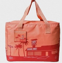 Trader Joe&#39;s Insulated Shopping Tote Bag, Large, Peach Color - $29.39