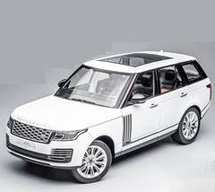 WHITE 1/18 Range Rover Suv Off-road Vehicle Alloy Model Car Diecast Scale Static - £63.20 GBP