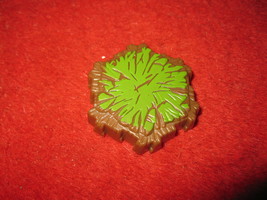 2004 - Heroscape Board Game Piece: Green Grassland 1-way hex tile - £0.78 GBP