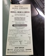 1930s Nicols Dean Gregg Metal Wheel Skein Neckyoke Parts Pamphlet - €26,12 EUR