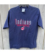 Cleveland Indians Youth 18-20 Blue S/S Pro Player T-Shirt MLB Chief Waho... - £15.56 GBP