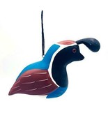 Quail Bird Fair Trade Nicaragua Balsa Wood Handcrafted Ornament - $15.83