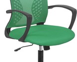 Home Office Chair With Lumbar Support, Armrests, And A Rolling, Swivelin... - $59.96