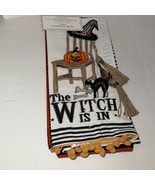 Cupcakes &amp; Cashmere 3 Kitchen Towels 100% Cotton Halloween The Witch Is ... - €29,84 EUR