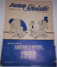 Vintage Junior Scholastic Special Issue America Votes 1968 - $2.99