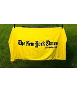 The New York Times Solid Canary Yellow Promo Bath Beach Towel NWOT - €127,92 EUR