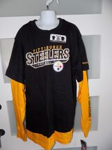 NFL Team Apparel Reebok Pittsburgh Steelers 3 In One Shirt Size L Youth NEW - $30.00
