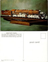 Ohio(OH) Dover Warther Carvings Union Pacific Wooden Train Railroad VTG Postcard - £7.07 GBP