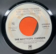 The Brothers Johnson Thunder Thumbs and Lightnin Licks / Free and Single 45 Funk - £7.83 GBP