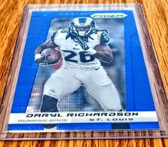 Daryl Richardson St. Louis Rams Panini Prizm Football Card Blue Pulsar Holo - £4.94 GBP