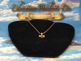 Men/Women Religious Fashion Gold Plated Star of David pendant - $10.88