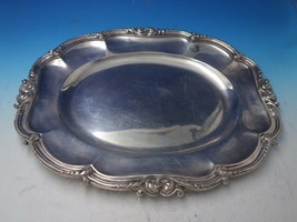 Odiot French .950 Silver Platter Oval with Swirled Scrolls 92.2 ozt. (#5684) - £6,326.94 GBP