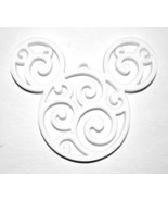 Mickey Themed Head Ears Swirl Design Christmas Ornament Made in USA PR22... - £3.90 GBP