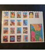 1992 Starr Cards Dragolon Uncut Sheet Fantasy Art William Starr Jordan P... - $203.67 CAD