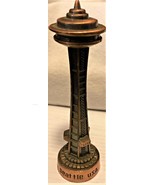 Seattle Space Needle Souvenir Building Metal Paperweight About 5” - €12,50 EUR