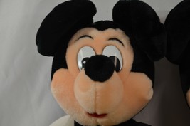 Disneyland Mickey Minnie Mouse Plush Dolls Toys 16&quot; Disney Vtg Korea EX - £21.51 GBP