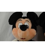 Disneyland Mickey Minnie Mouse Plush Dolls Toys 16&quot; Disney Vtg Korea EX - £21.26 GBP