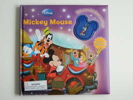 Disney Mickey Mouse Story Book with Special Charm Necklace New - £14.24 GBP