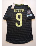 Karim Benzema Real Madrid UCL Champions Match Slim Third Soccer Jersey 2... - $124.09 CAD
