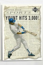 Yount / Brett 1992 Upper Deck Baseball Card SP5 Nrmt 3000 Hits - £2.59 GBP