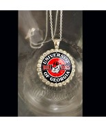 University of Georgia Bulldogs  football bling necklace gift boxed fast ... - £13.29 GBP+