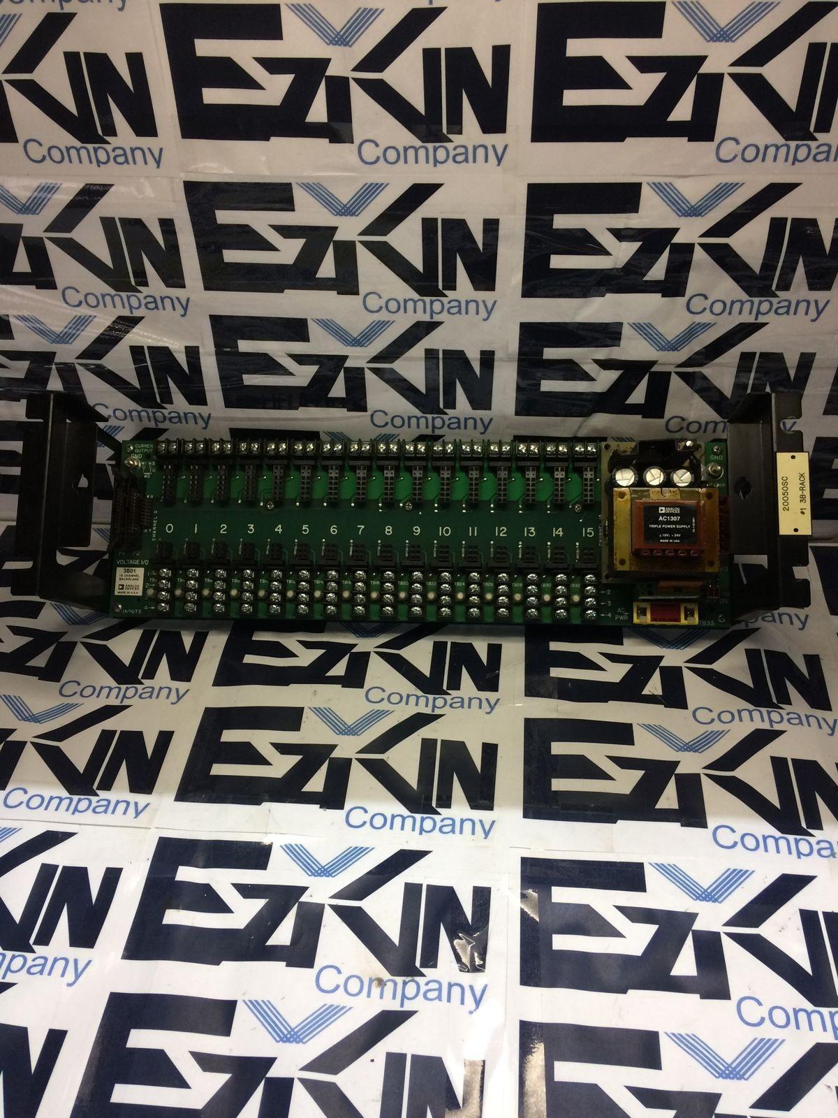 Analog Devices 3B01 16 16-Channel Backplane Module with AC1307 Power Sup... - $66.90