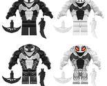 4Pcs Movabale Marvel Anti-hero Venom Anti-Venom Minifigure Building Bloc... - £18.00 GBP