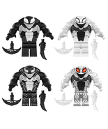 4Pcs Movabale Marvel Anti-hero Venom Anti-Venom Minifigure Building Block Toys - $22.89