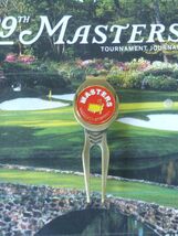 The Masters Red Ball Marker 25/26  Slider Divot Tool - Great Looking - $22.64