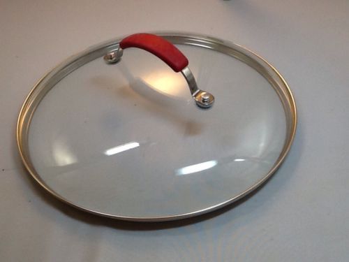 Techniques By Cooks Essentials 24cm Replacement Lid Red, New - $7.70