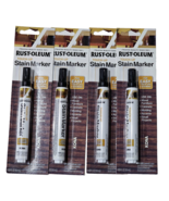 4 pk Rust-oleum Touch Up Stain Marker Kona For Wood Furniture Cabinets M... - £17.34 GBP