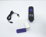 Roku 3500X Purple Streaming Stick HDMI 2nd Generation Remote, Charger, M... - $17.99