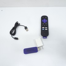 Roku 3500X Purple Streaming Stick HDMI 2nd Generation Remote, Charger, M... - £14.15 GBP