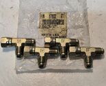 4 Quantity of Steel Flared Tube Swivel Run Tees | 3/8" OD | 17802 (4 Qua... - $52.79