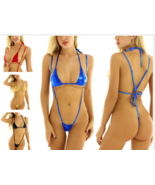 Women One Piece Monokini Bikini Backless Bodysuit Thong Micro Swimwear B... - €17,20 EUR
