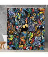  Batman Collage Waterproof Polyester Shower Curtain with Hooks - $608.14 MXN+