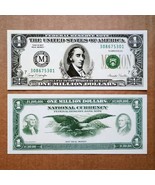 MILLION DOLLAR BILL FUNNY PLAY MONEY NOVELTY FOR YOUR VISION BOARD - $6.21 CAD+